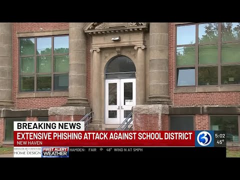 YouTube video thumbnail: New Haven Public Schools Reports Phishing Attack Targeting Student Banking Information