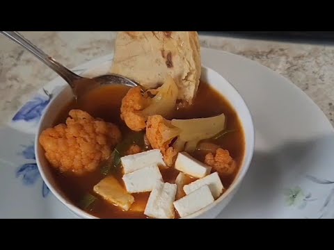 ideas para comer Coliflor y calabaza en un delicioso caldo