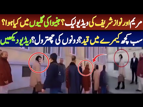 Nawaiz Sharif and Maryam nawaz viral in geneva | pk news hd