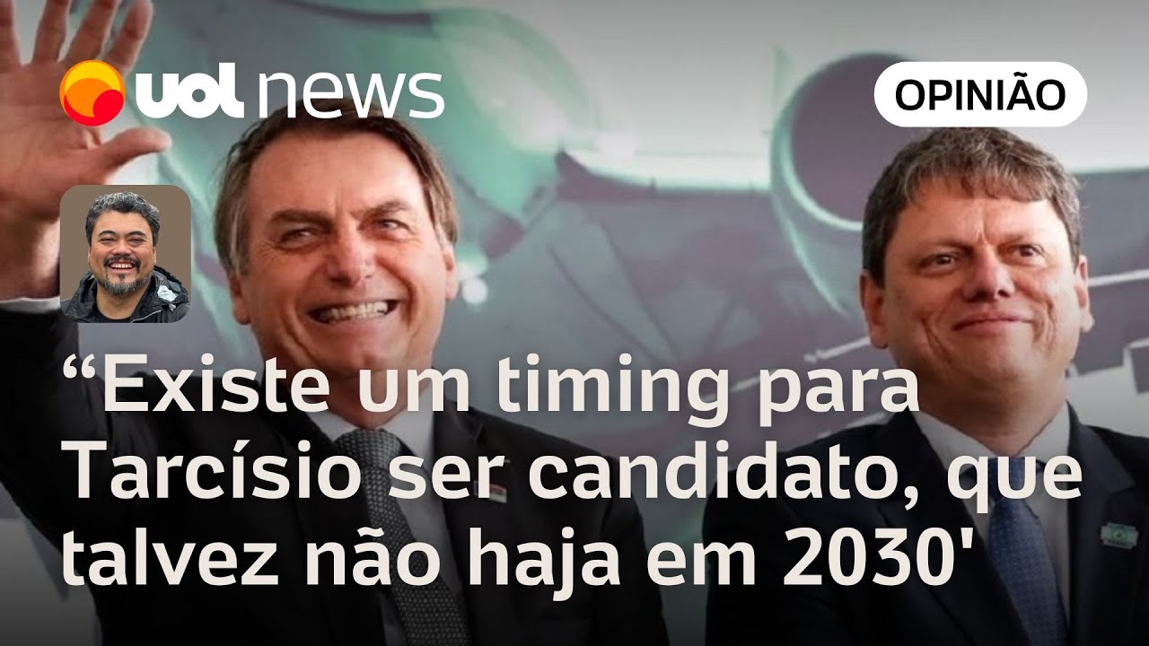 É melhor para Tarcísio que Bolsonaro seja condenado talvez não haja timing para 2030 | Sakamoto