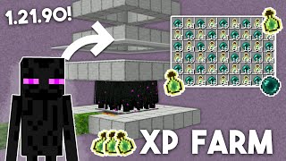 Best Enderman XP Farm Minecraft Bedrock 1.21.9!