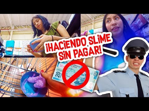 SLIME en WALMART Fui Sorprendida por el GUARDIA de SEGURIDAD ??♂️ - Vloggeras Fantásticas