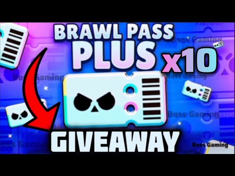 "GIVEAWAY🎁✨" Brawl Pass Plus🔥🪄Free 💯 | Brawl Stars ⭐ #brawlstars #giveaway