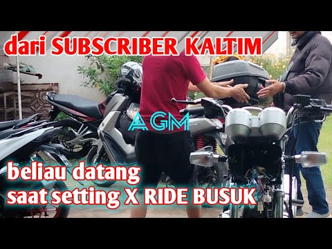 SUBCRIBER KALTIM DATANG SAAT  SERVICE YAMAHA X RIDE BUSUK