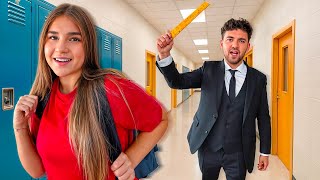 Je reviens à l'école pour énerver le directeur 😈🏫