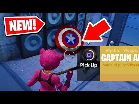NEW! How to find CAPTAIN AMERICA'S SHIELD in Fortnite: Battle Royale *NEW* Easter egg in FORTNITE!