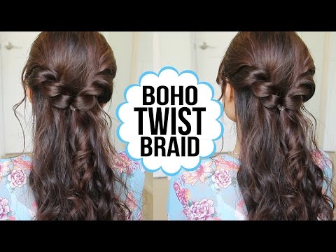 Easy Twist Braid Hairstyle | Hair Tutorial