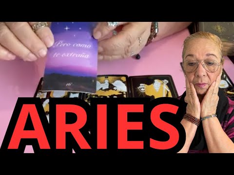 ARIES! Dios Mío! Mira como te EXTRAÑA! Te pedirá REGRESAR! Busca las palabras para disculparse!