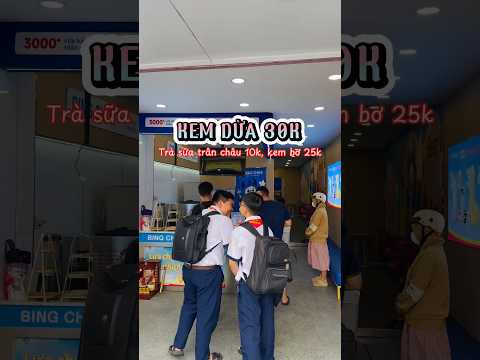 TRÀ SỮA 10K, KEM BƠ 25K, KEM DỪA 30Kquá đã mấy bạn Tân Phú ơii #kemdua #kembo #kyn99er #bingchun