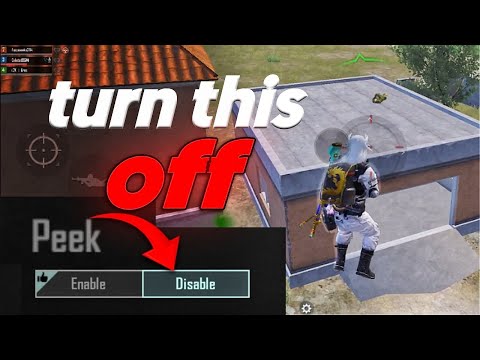 5 Settings That Make You a NOOB In PUBG Mobile..