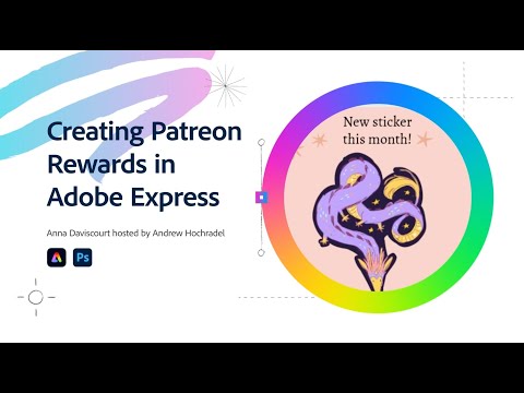 Creating Patreon Rewards in Photoshop and Adobe Express