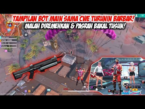 DIREMEHKAN BAKAL TUSUN KARNA BOT?! AUTO AKU BOOYAHIN + AJARIN BARBAR YG BENAR!! FREE FIRE MAX