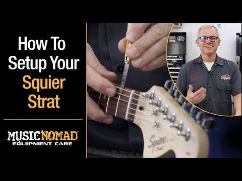 SQUIER STRATOCASTER: How to Setup your Electric Guitar with a Tremolo System, Step-by-Step.