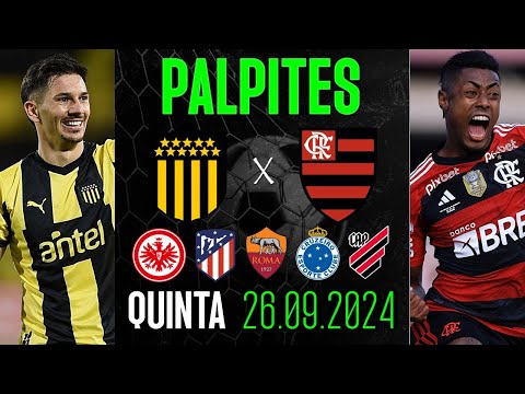 PALPITES DE FUTEBOL PARA HOJE 26 09 2024 + BILHETE PRONTO