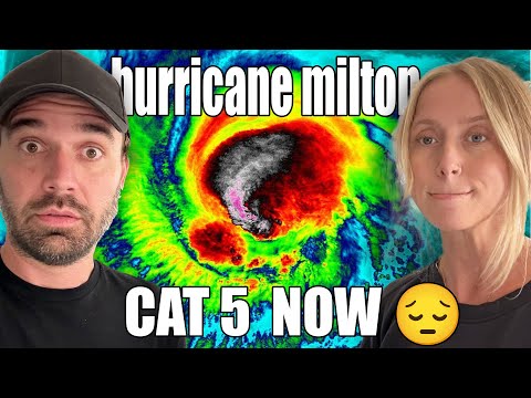 hurricane milton is getting huge! deciding if we should evacuate...