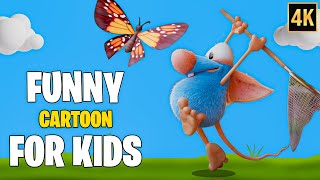 🐭 Funny Cartoon for Kids | Rattic Mini & Friends | Butterfly Adventure