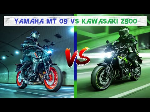 YAMAHA MT 09 VS KAWASAKI Z900 TOP SPEED | FHD 1080p by AlwaysTopVideo