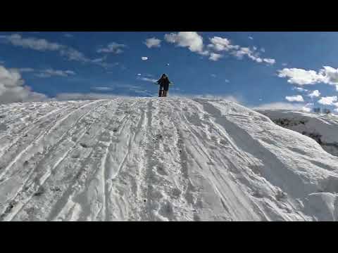 Snow Biking On The Magnum Scout