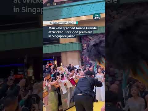 Johnson Wen has been jailed for nine days for being a public nuisance #itvnews #arianagrande