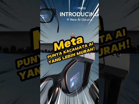 Meta Punya Kacamata AI yang Lebih Murah!