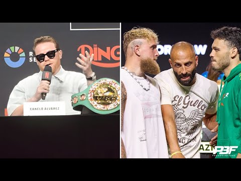 TERENCE CRAWFORD CLOWNS CANELO ALVAREZ WITH WRONG NAME JIBE IN PRESS CONFERENCE