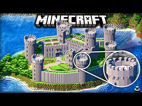 How I Built an IMPOSSIBLY DETAILED CASTLE in Minecraft