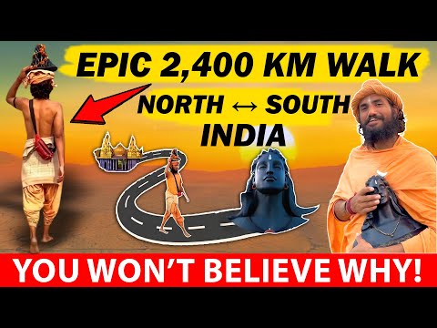 2400 Km Spiritual Journey Across India by Dr. Madhurananda | People Of Isha