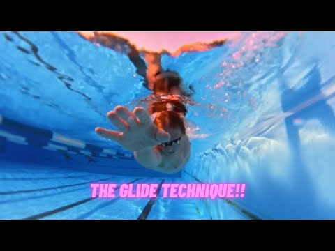 How to keep the legs high when swimming freestyle? - The Glide Technique! #swimming