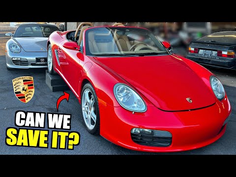 Buying an "EASY FIX" Porsche 987 Boxster From Salvage Auction! (FULL OF ISSUES)