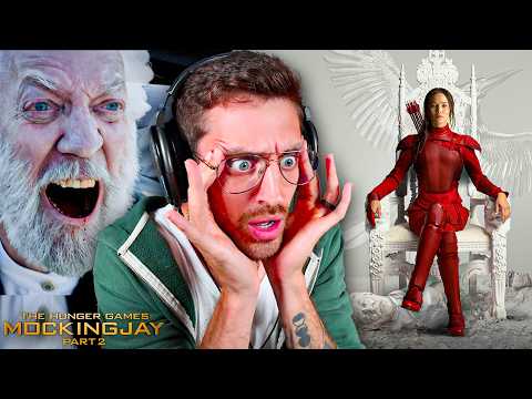 I was NOT prepared for THE HUNGER GAMES ending...