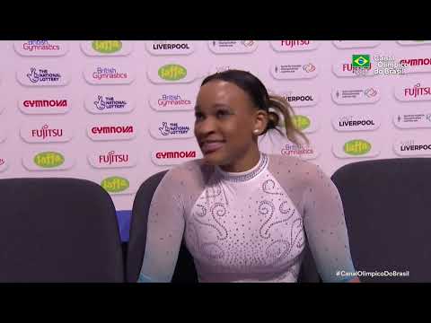 MUNDIAL DE GINÁSTICA 2022 – Rebeca Andrade no solo, com Baile de Favela - final individual geral