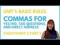 Commas: Usage and Functions