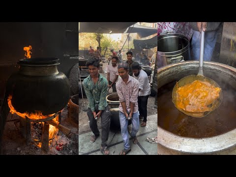Muslim Style Mutton Nihari Making From Scratch at Extreme Level | Indian Street food