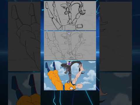 Black Frieza vs Super Saitama (Animation Progress)