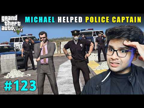 Michael Decided To Help Police Captain | Gta V Gameplay