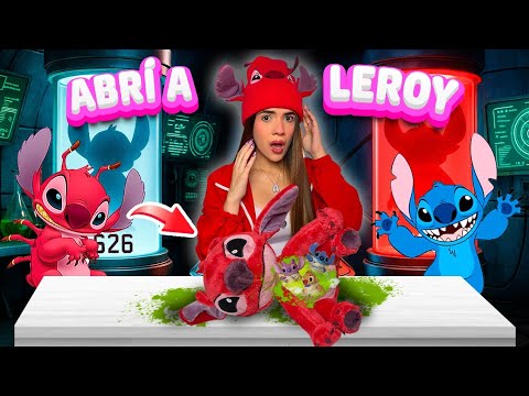 ABRÍ un PELUCHE de LEROY de LILO y STITCH y descubrí su LADO ATERRADOR😱 | Ani Cat😻
