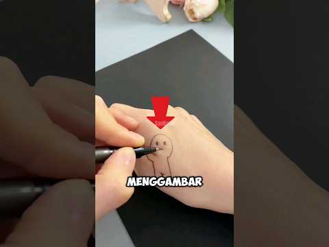 Jangan Mencoret-coret Tangan Pakai Pulpen! 😱 #shorts