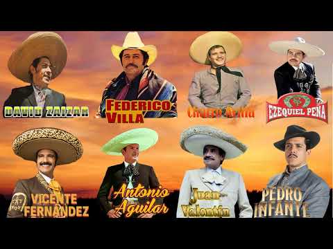 Las 50 Clasicas Rancheras De Antonio Aguilar, David Zaizar, Ezequiel Peña, Charro Avitia ..... Y Mas