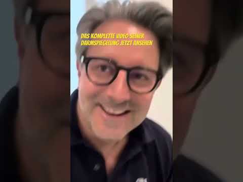 Teaser: Patient filmt eigene Vorsorge-Darmspiegelung.
