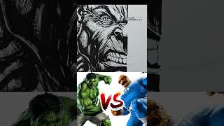 30 Drawings in 30 Days Day 3 - HULK vs THE THING: FACEOFF!  #marvel #fantasticfour