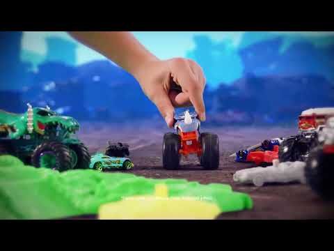¡RHINOMITE Reto en la Selva! 🦏💥🌴 | Hot Wheels Monster Trucks