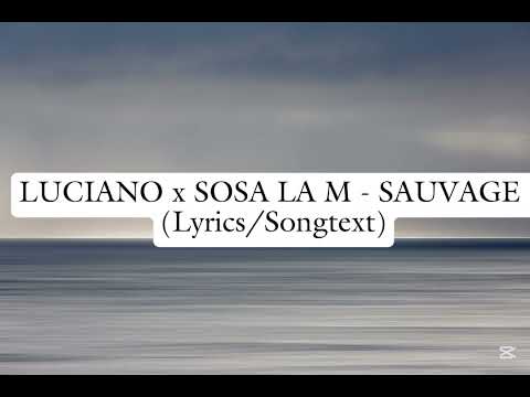 LUCIANO x SOSA LA M - Sauvage (Lyrics/Songtext)