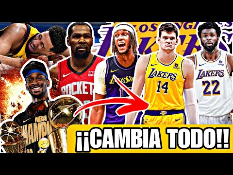 😱 ¡¡¡TODO HA CAMBIADO!!! 💥 ¡¡¡ESTO AFECTA a LAKERS!!! 🚨 MYLES TURNER?? ÚLTIMA HORA NBA