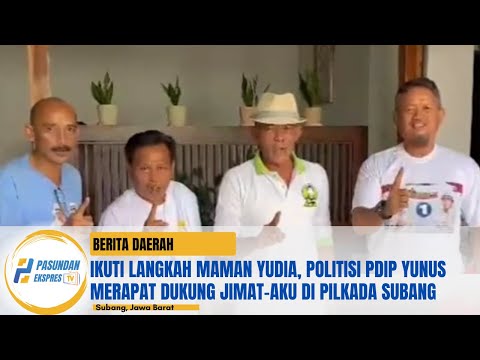 Ikuti Langkah Maman Yudia, Politisi PDIP Yunus Merapat Dukung Jimat-Aku di Pilkada Subang