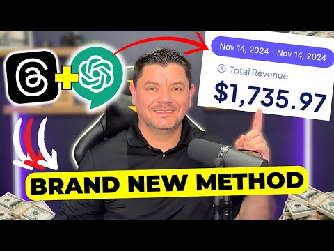 I Made $1,735 in ONE DAY Using ChatGPT and Threads Here's How! (Make Money Online)