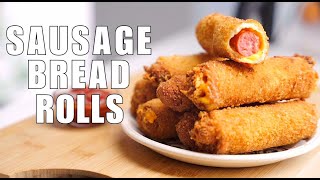 If you have 2 bread slices and sausage, make this snack! So addictive!