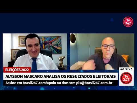 ALYSSON MASCARO ANALISA O RESULTADO ELEITORAL | Entrevista de Mascaro à TV 247