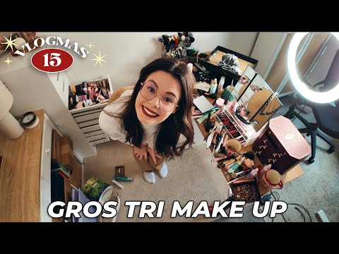 VLOGMAS #15 • Tri & Rangement make up !