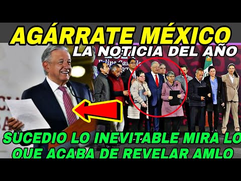 Agárrate México. #AMLO da la mejor noticia del año, a 6 Años del triunfo de la 4T. El PRIAN ya valio