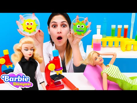 OLAMAZ! Barbie çok mu hasta? Doktor Ayşe'nin karışan tahlilleri! 😅 Doktor oyunları.